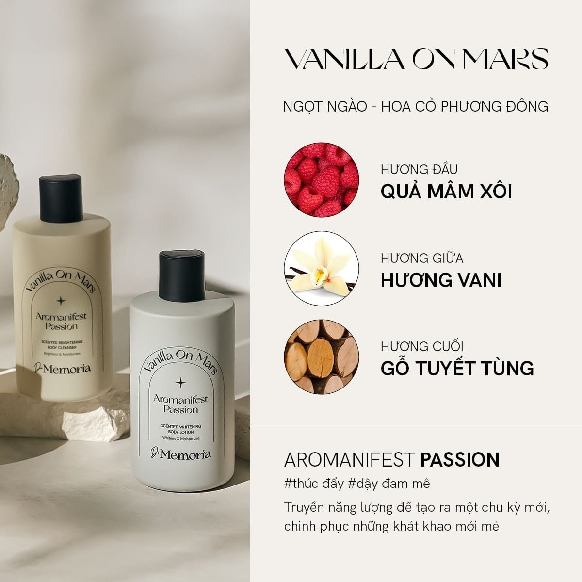  Combo Dưỡng Trắng Da De Memoria Hương Nước Hoa 