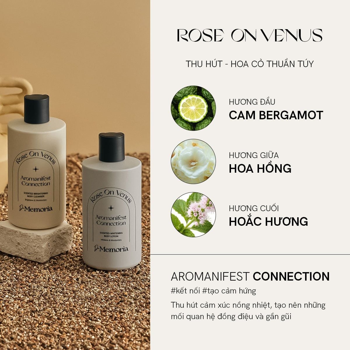  Combo Dưỡng Trắng Da De Memoria Hương Nước Hoa 