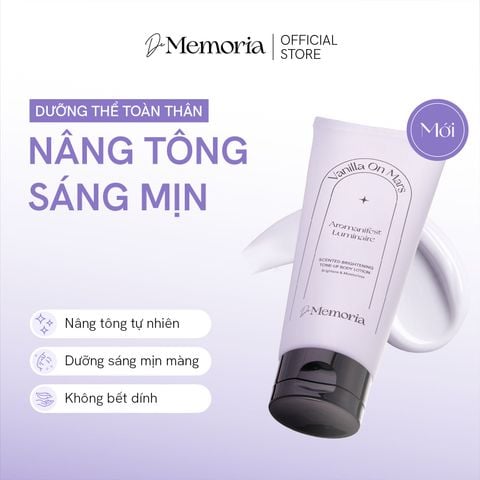  [MỚI] Sữa Dưỡng Thể Nâng Tone Sáng Da Body De Memoria Hương Nước Hoa 200ml 
