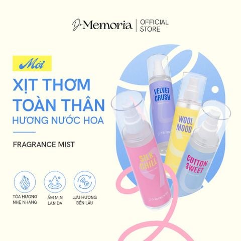  Xịt Thơm Toàn Thân De Memoria Hương Nước Hoa 150ml 