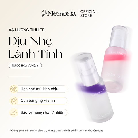  [MỚI] Nước Hoa Vùng Kín De Memoria - Xạ Hương Tinh Tế, Tươi Mới (30ml) 