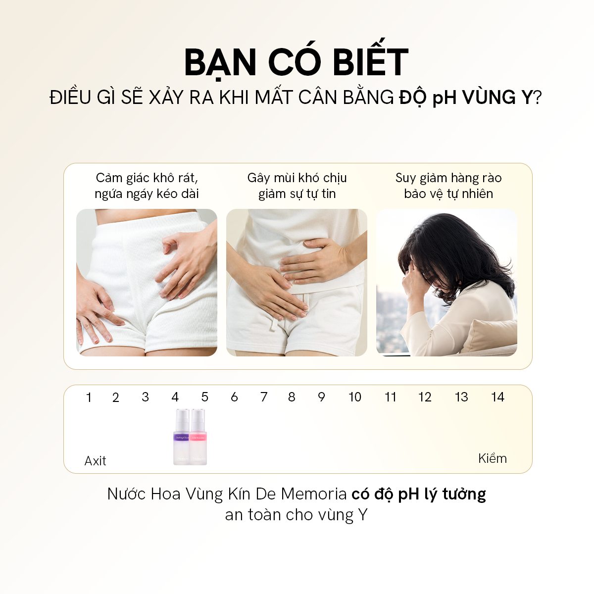  [MỚI] Nước Hoa Vùng Kín De Memoria - Xạ Hương Tinh Tế, Tươi Mới (30ml) 