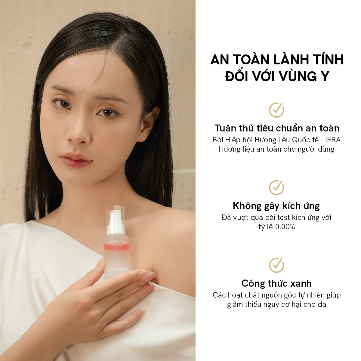  [MỚI] Nước Hoa Vùng Kín De Memoria - Xạ Hương Tinh Tế, Tươi Mới (30ml) 