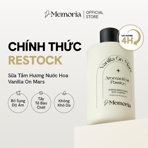  Sữa Tắm Trắng Da Hương Nước Hoa Thư Giãn (300ml) 