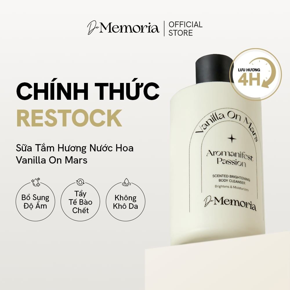  Sữa Tắm Trắng Da Hương Nước Hoa Thư Giãn (300ml) 