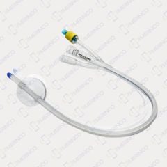 Ống thông tiểu sonde tiểu foley silicon 3 nhánh sử dụng dài ngày Idealcare