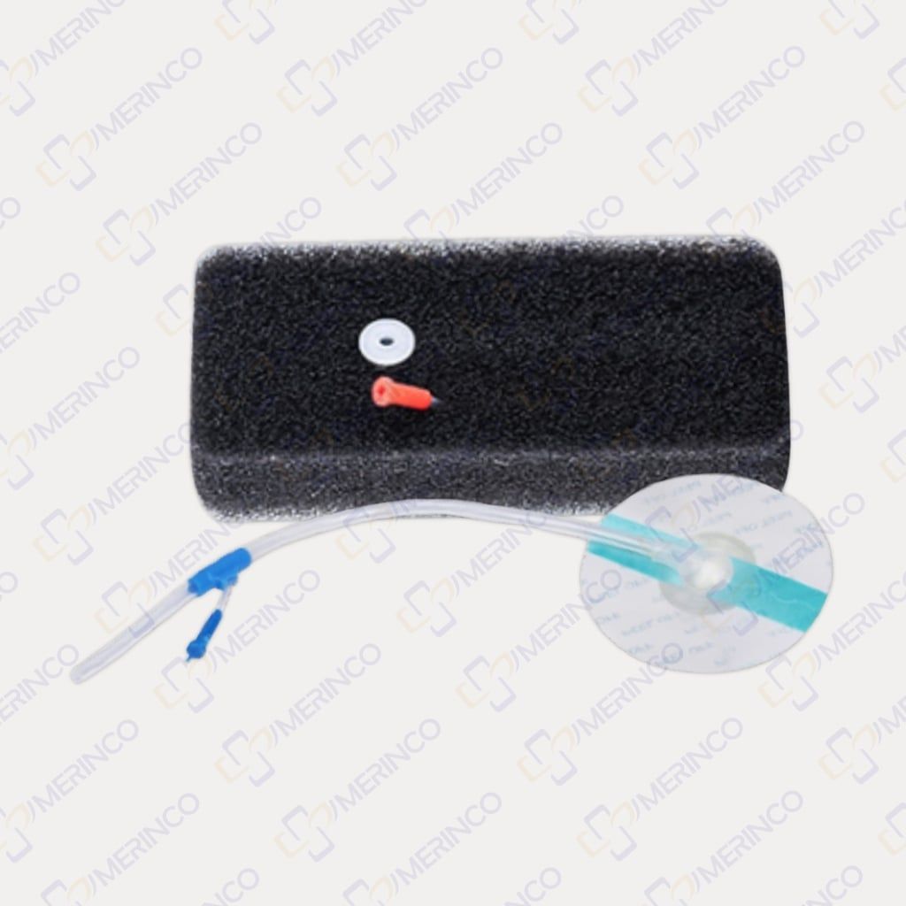 Bộ gạc xốp phủ vết thương trong điều trị áp lực âm kèm chức năng rửa  MJ-03