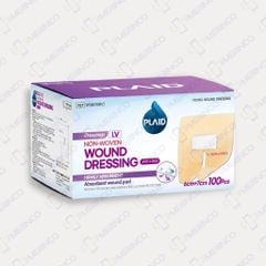Băng keo cố định kim luồn có gạc Wound - IV 6cmx7cm (1 hộp)