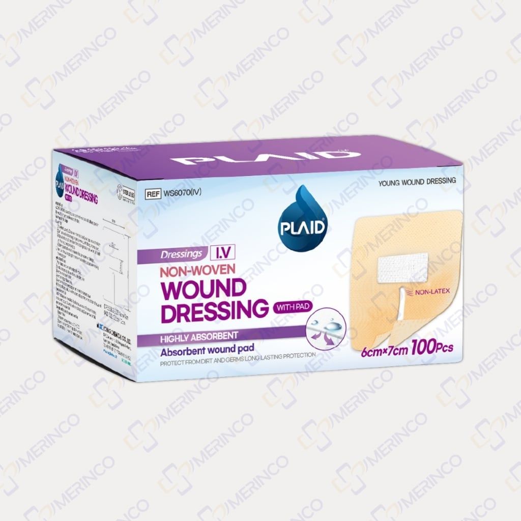 Băng keo cố định kim luồn có gạc Wound - IV 6cmx7cm (1 hộp)