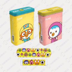 Băng keo cá nhân Pororo hộp thiếc (1 hộp)