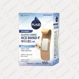 Băng keo cá nhân vải Ace-band 60mmx19mm (hộp 100 miếng)