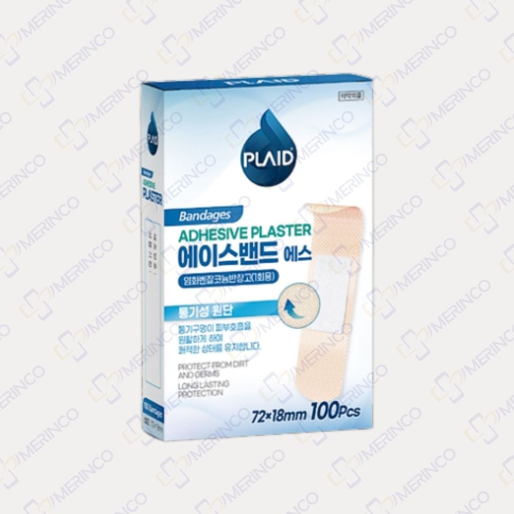 Băng keo cá nhân màu da Ace-band Sheer 72mmx18mm (100 miếng)