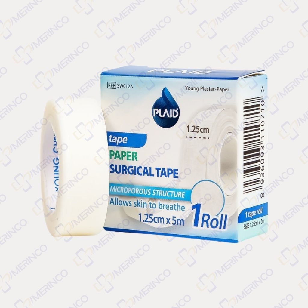 Băng keo cuộn giấy dành cho da nhạy cảm Young Plaster-Paper màu trắng 1.25cmx5m