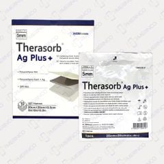Gạc xốp tẩm bạc kháng khuẩn Therasorb® Ag Plus siêu thấm hút dịch tiết vết thương 20cmx20cm