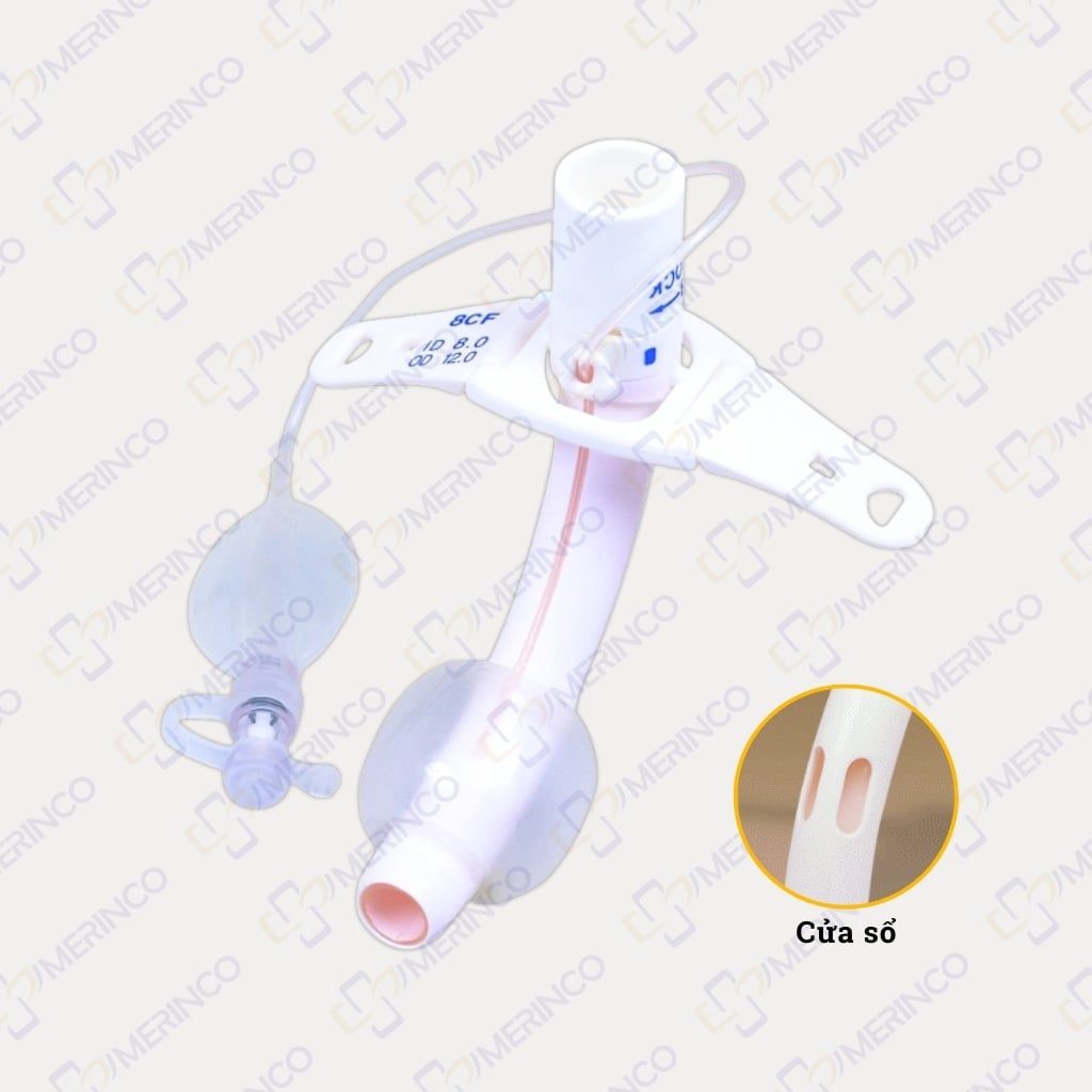 Ống mở khí quản 2 nòng có bóng, có cửa sổ MERA SOFIT D-CF