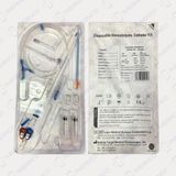 Catheter chạy thận nhân tạo 3 nòng, đầu thẳng