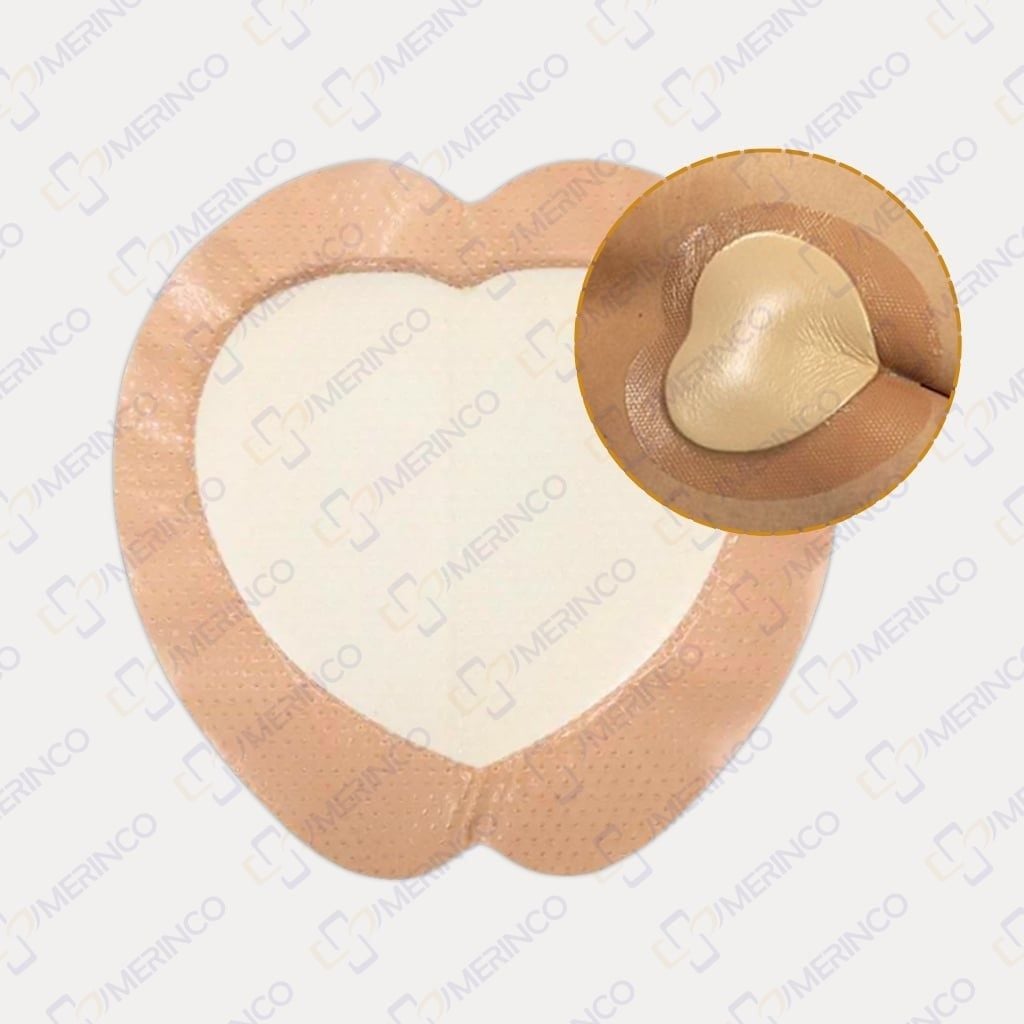 Gạc xốp hút dịch chống loét cùng cụt, loét mông có viền dính silicone Yafho