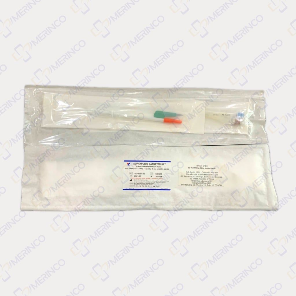 Bộ mở bàng quang qua da Yushin Suprapubic Catheter Set