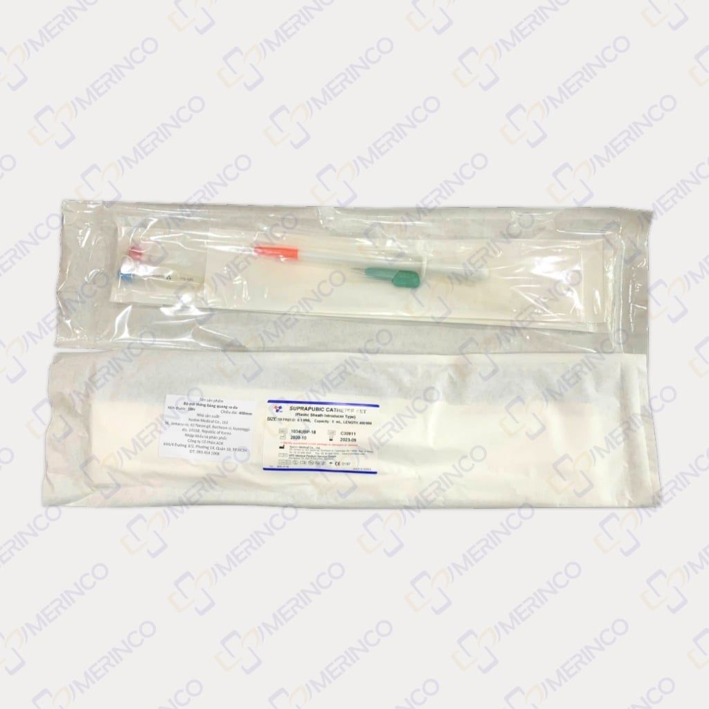 Bộ mở bàng quang qua da Yushin Suprapubic Catheter Set