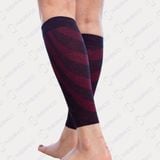 Vớ nén cho bắp chân Merisocks chống giãn tĩnh mạch (Màu đen-đỏ)