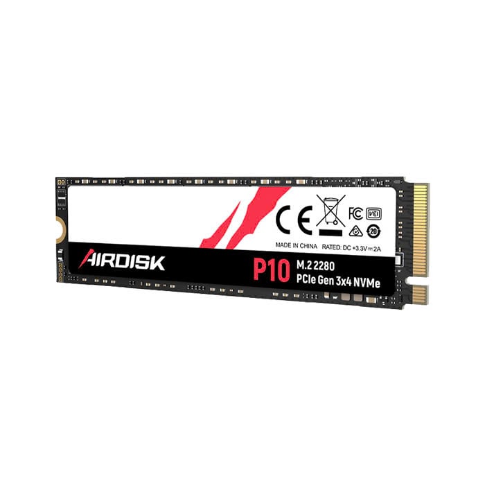 内蔵型SSD AirDisk 512GB SSD M.2 2280 PCIe3.0 Gen3x AIRDISK P10 512GB M.2 2280 PCIe NVMe (Gen 3x4)