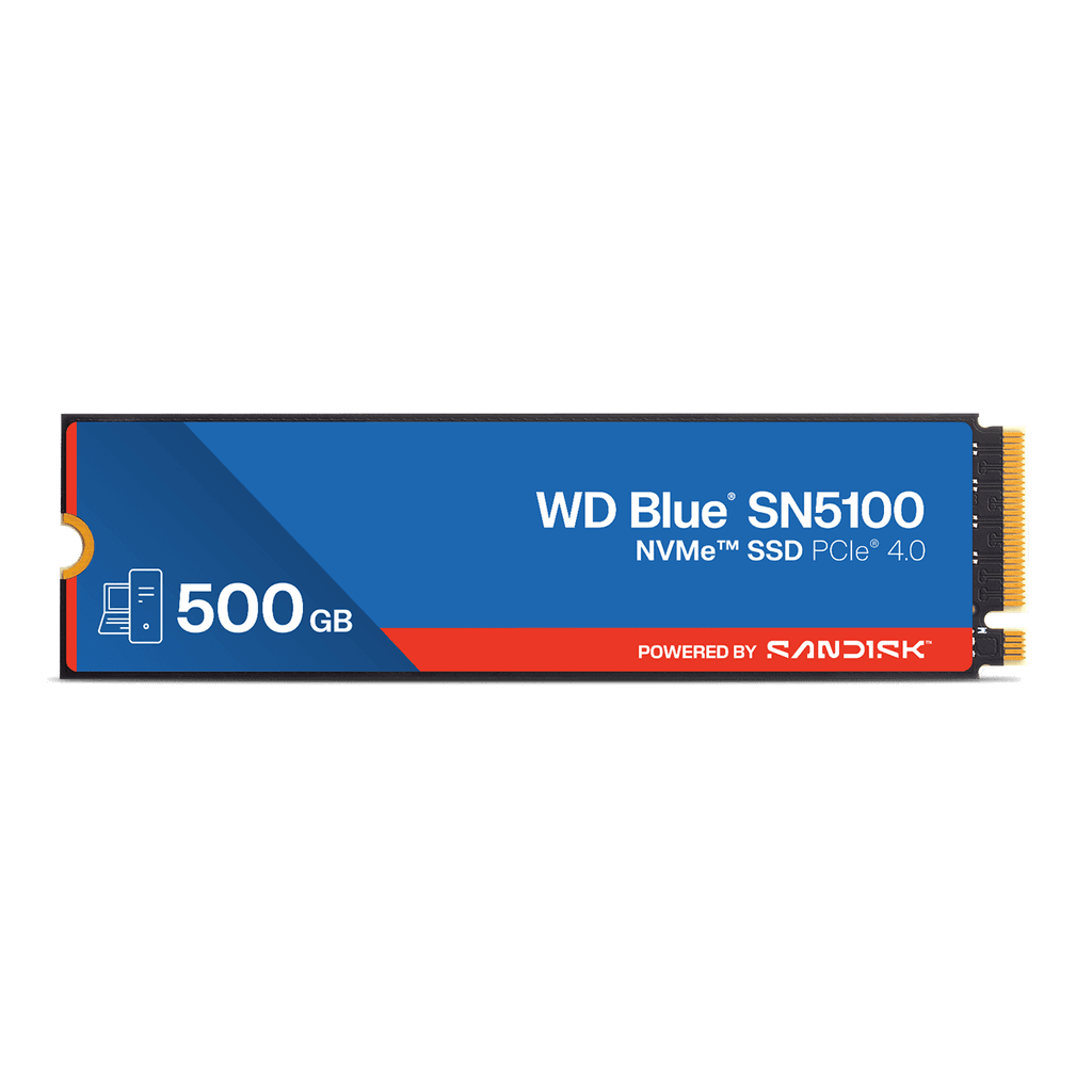 WD Blue SN5100 500GB M.2 2280 PCIe NVMe (Gen 4x4)