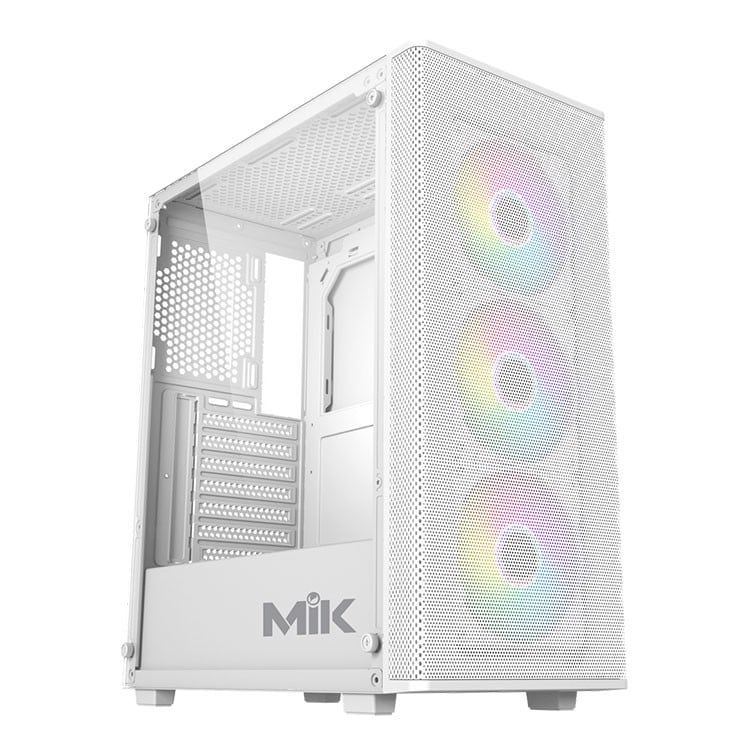 Vỏ Case Gaming MIK AION 3FA White (ATX)
