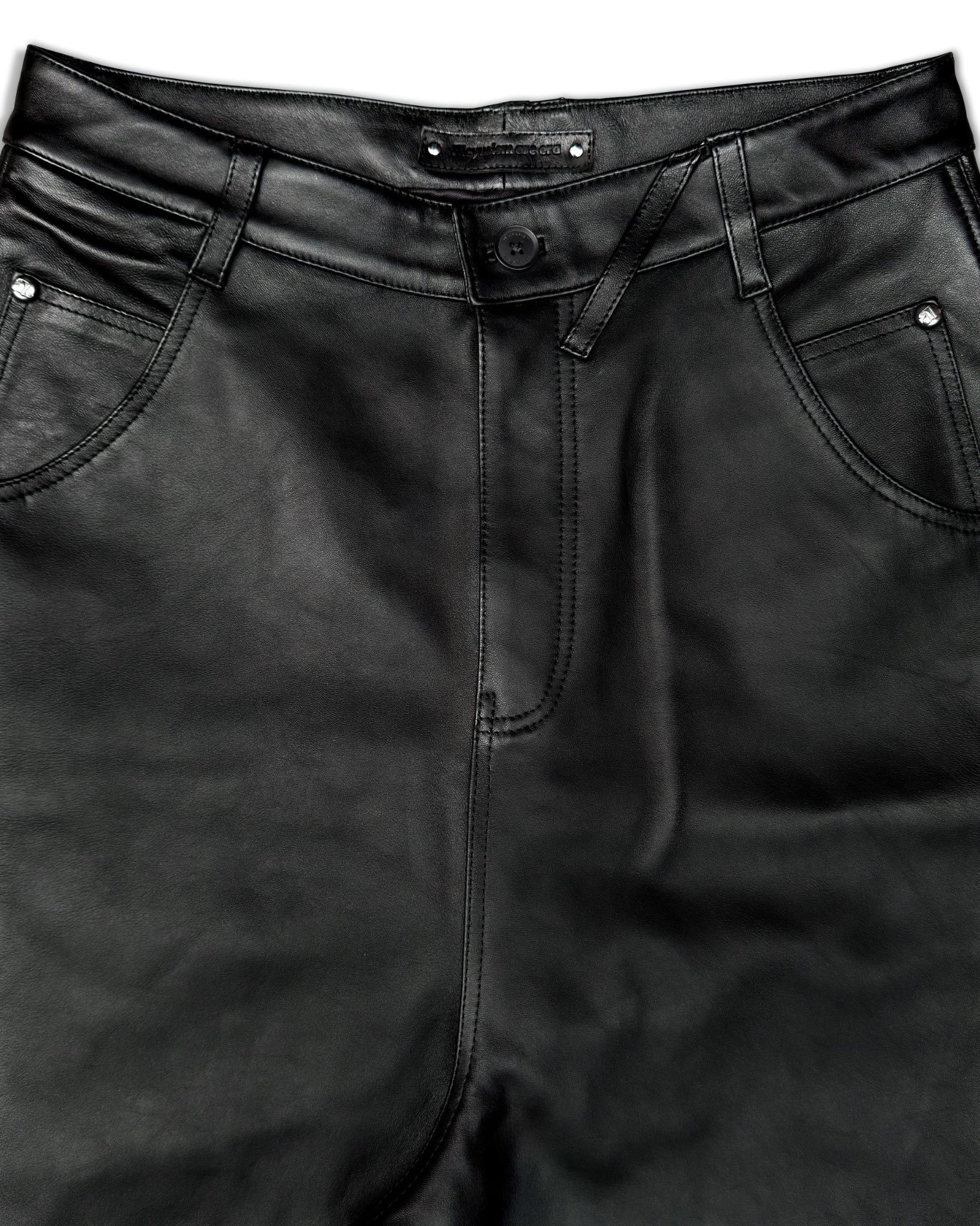 ALCYUS | LEATHER SHORTS