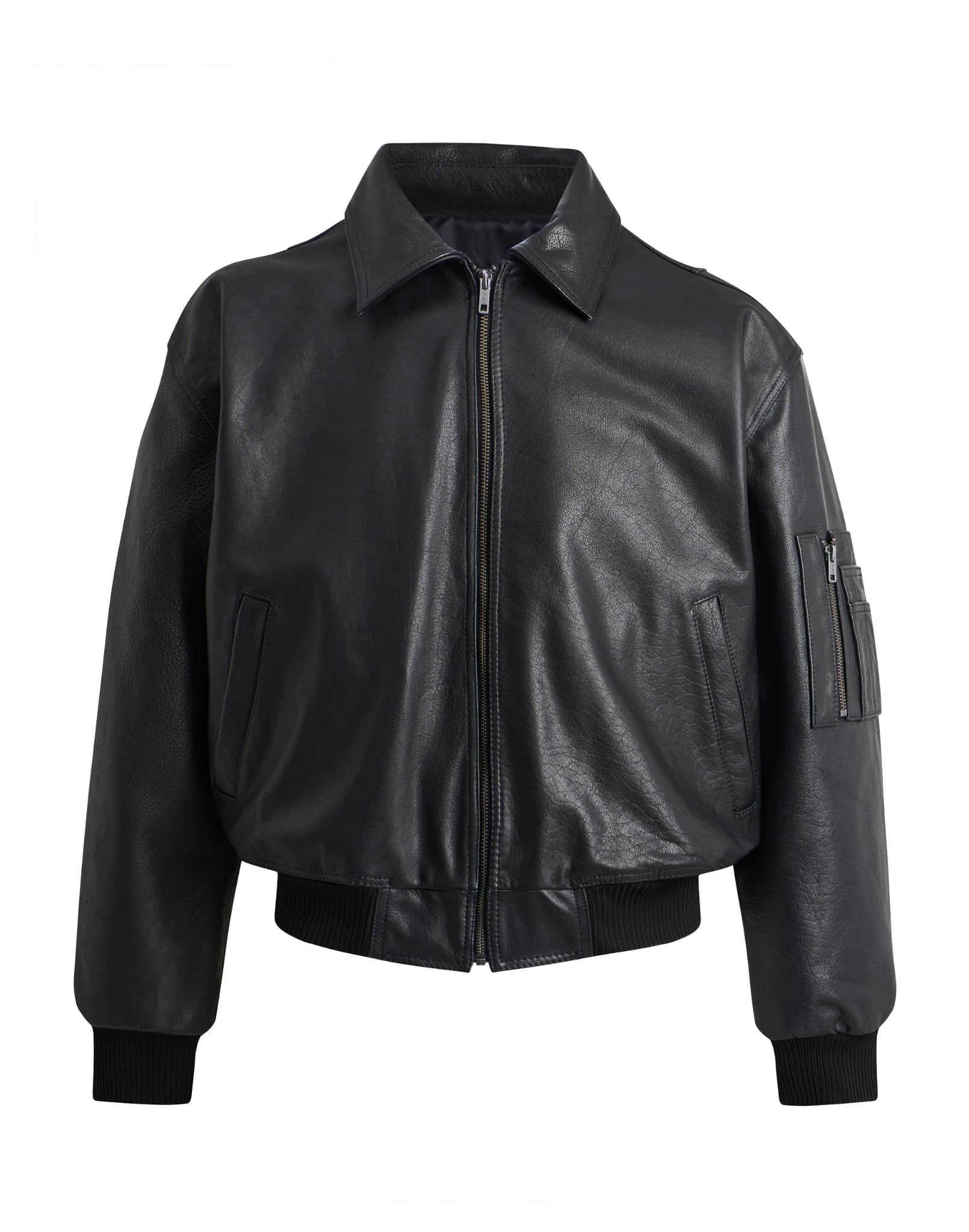 ALCYUS | LEATHER BOMBER JK