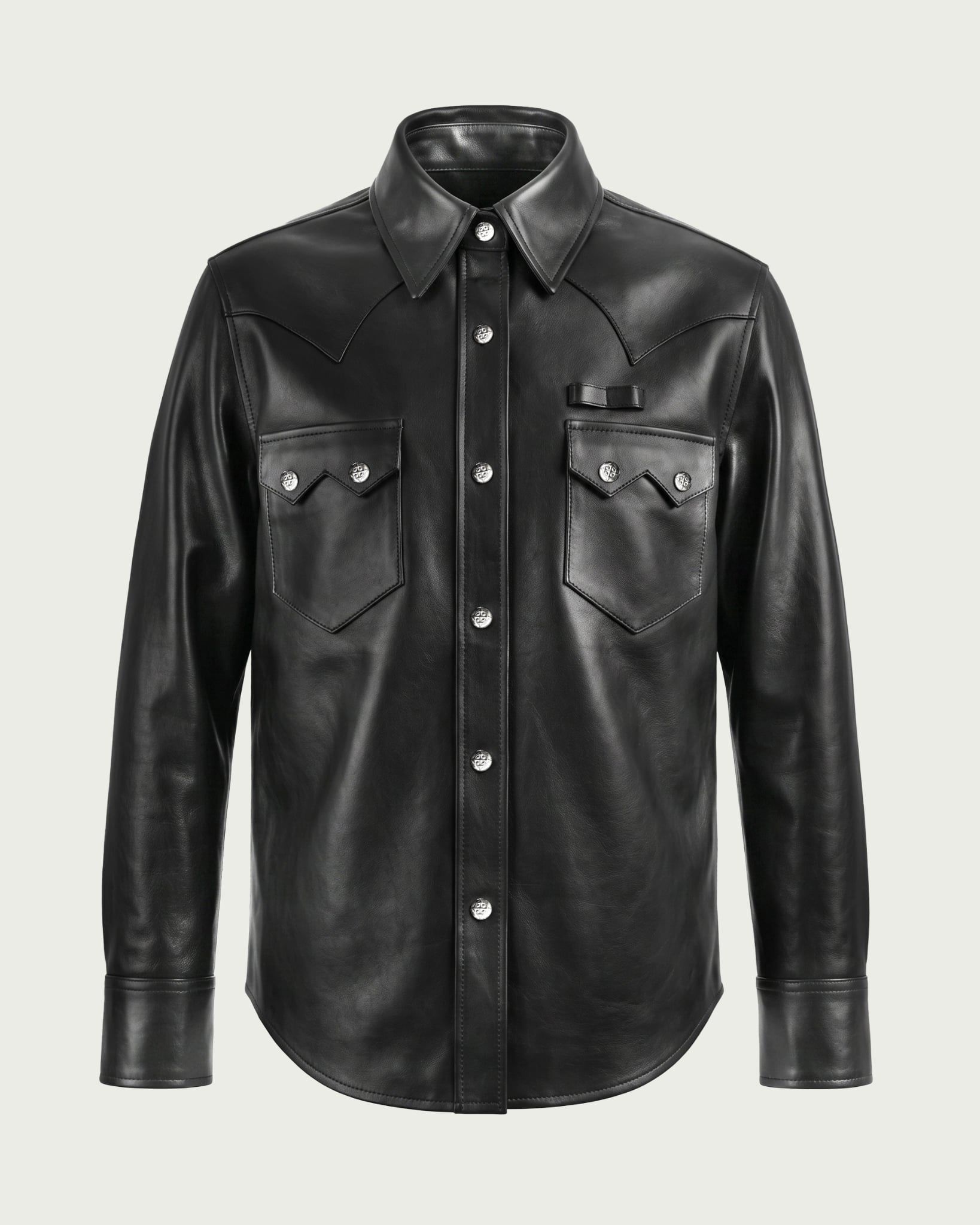  ALCYUS | LEATHER SHIRT 
