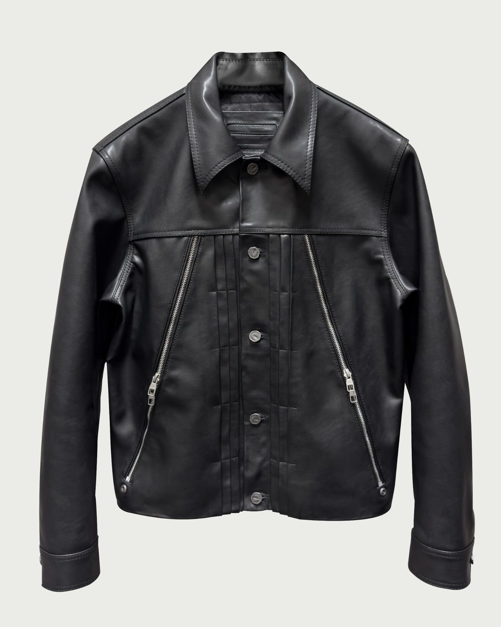  ALCYUS | 2-4ZIP LEATHER JACKET 