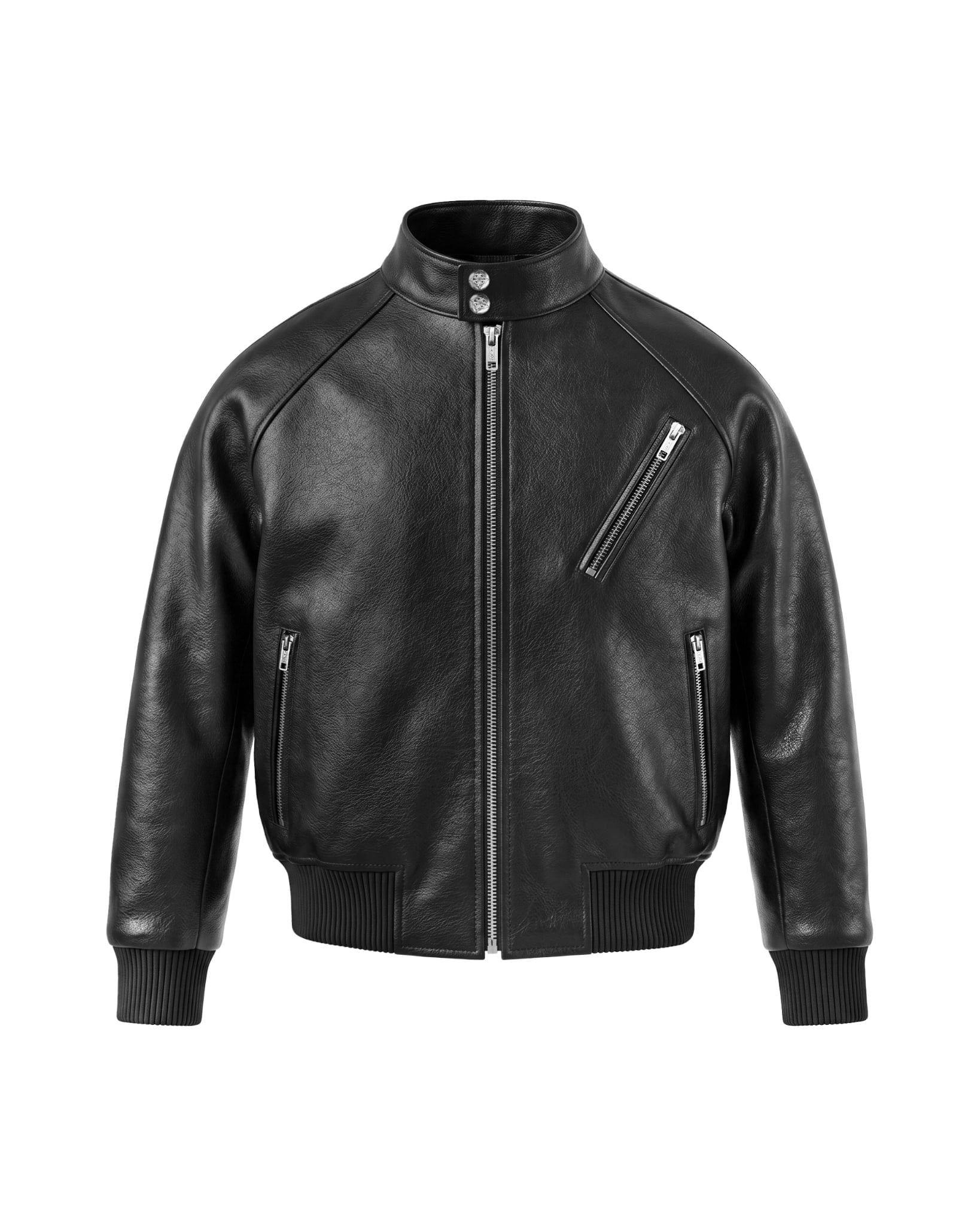 ALCYUS | 3ZIP LEATHER BOMBER
