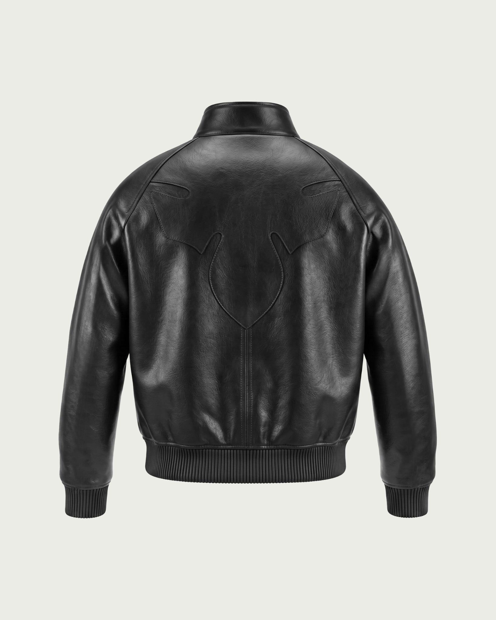  ALCYUS | 3ZIP LEATHER BOMBER 
