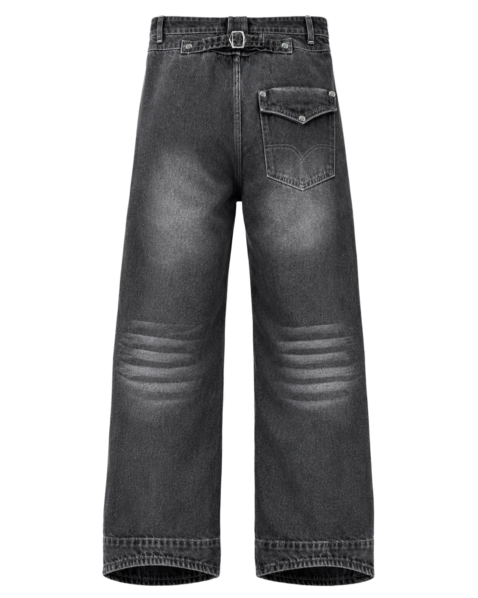 ALCYUS | L-H STACKED SILHOUETTE DENIM PTS