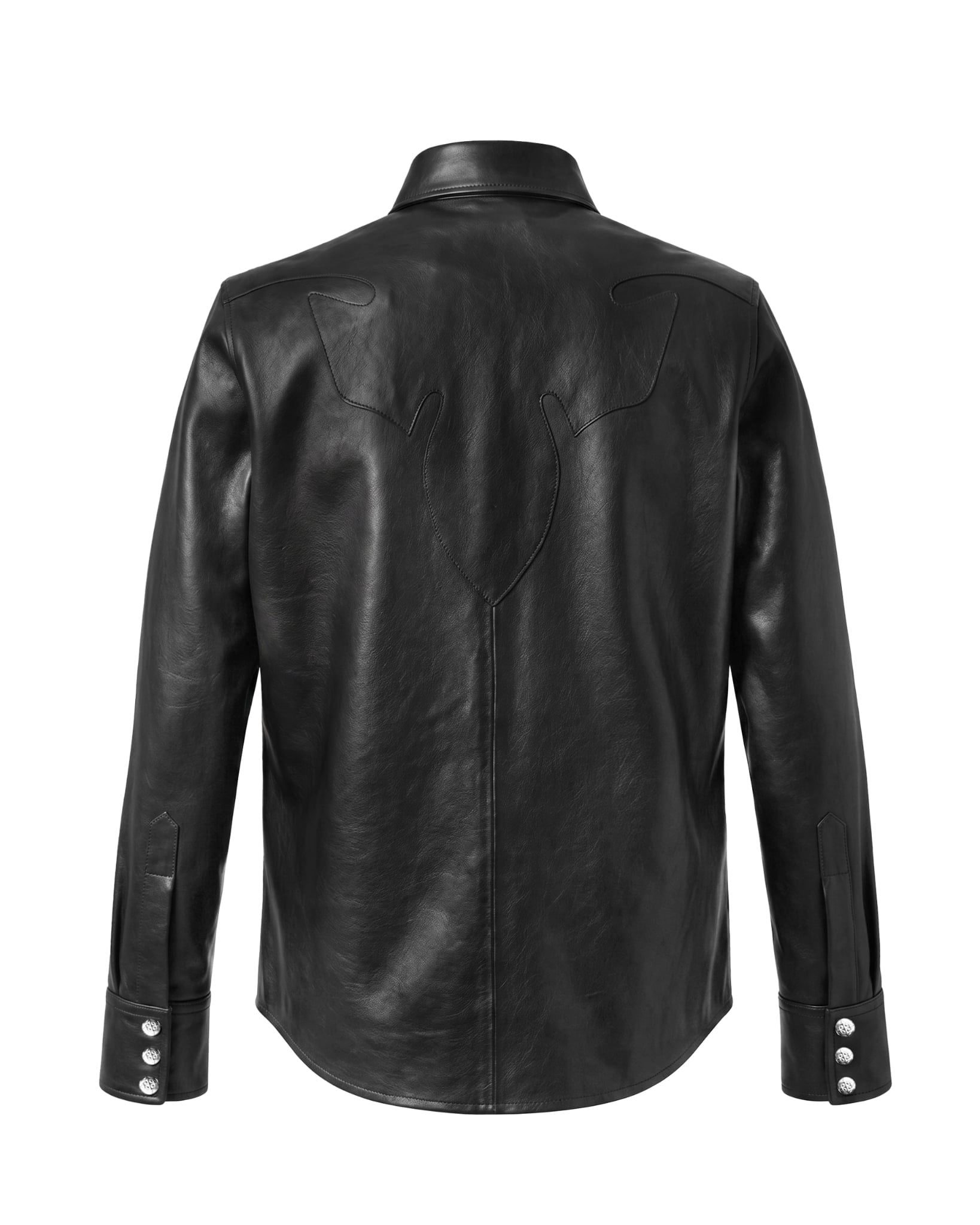 ALCYUS | LEATHER SHIRT