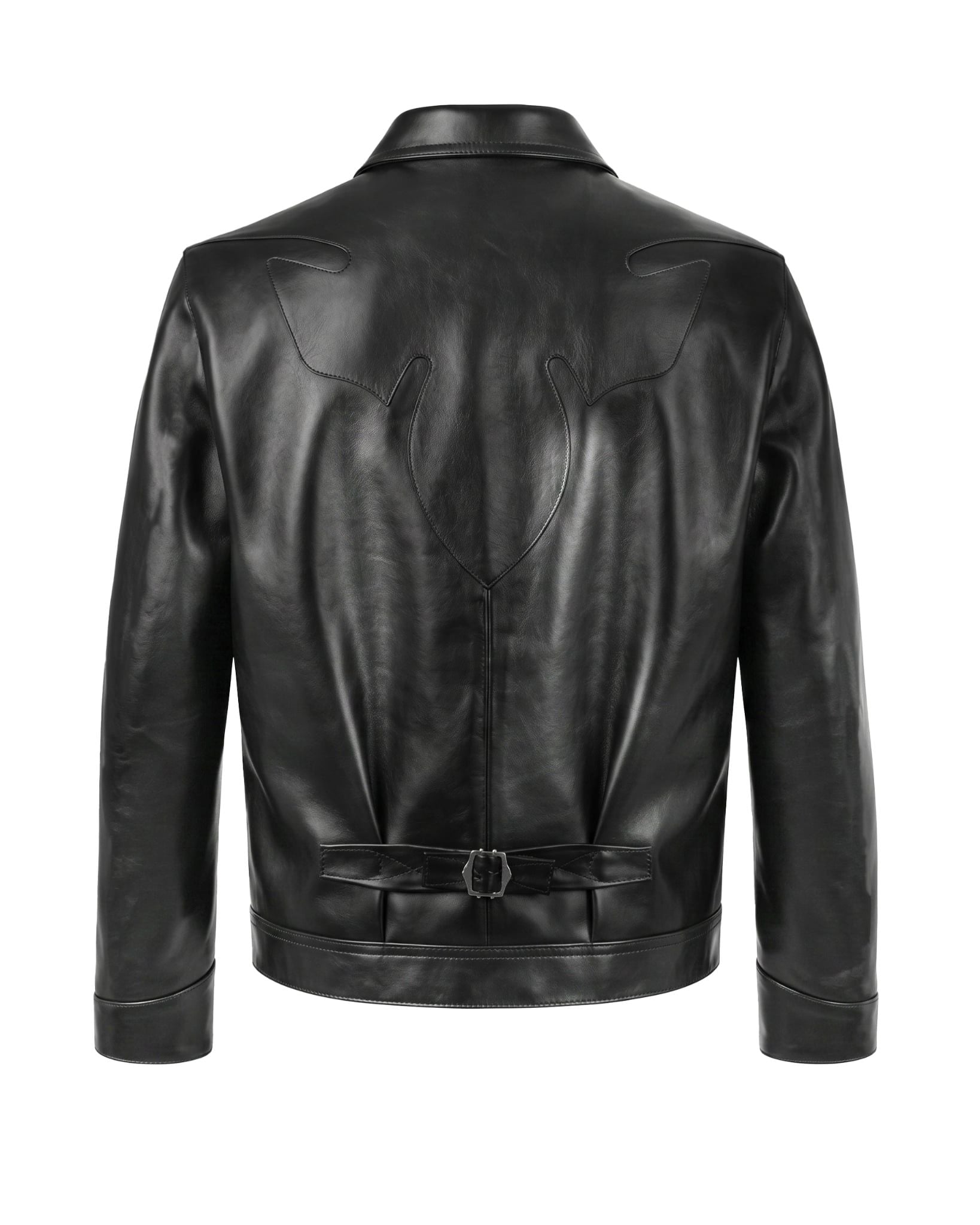 ALCYUS | LEATHER TRUCKER JACKET