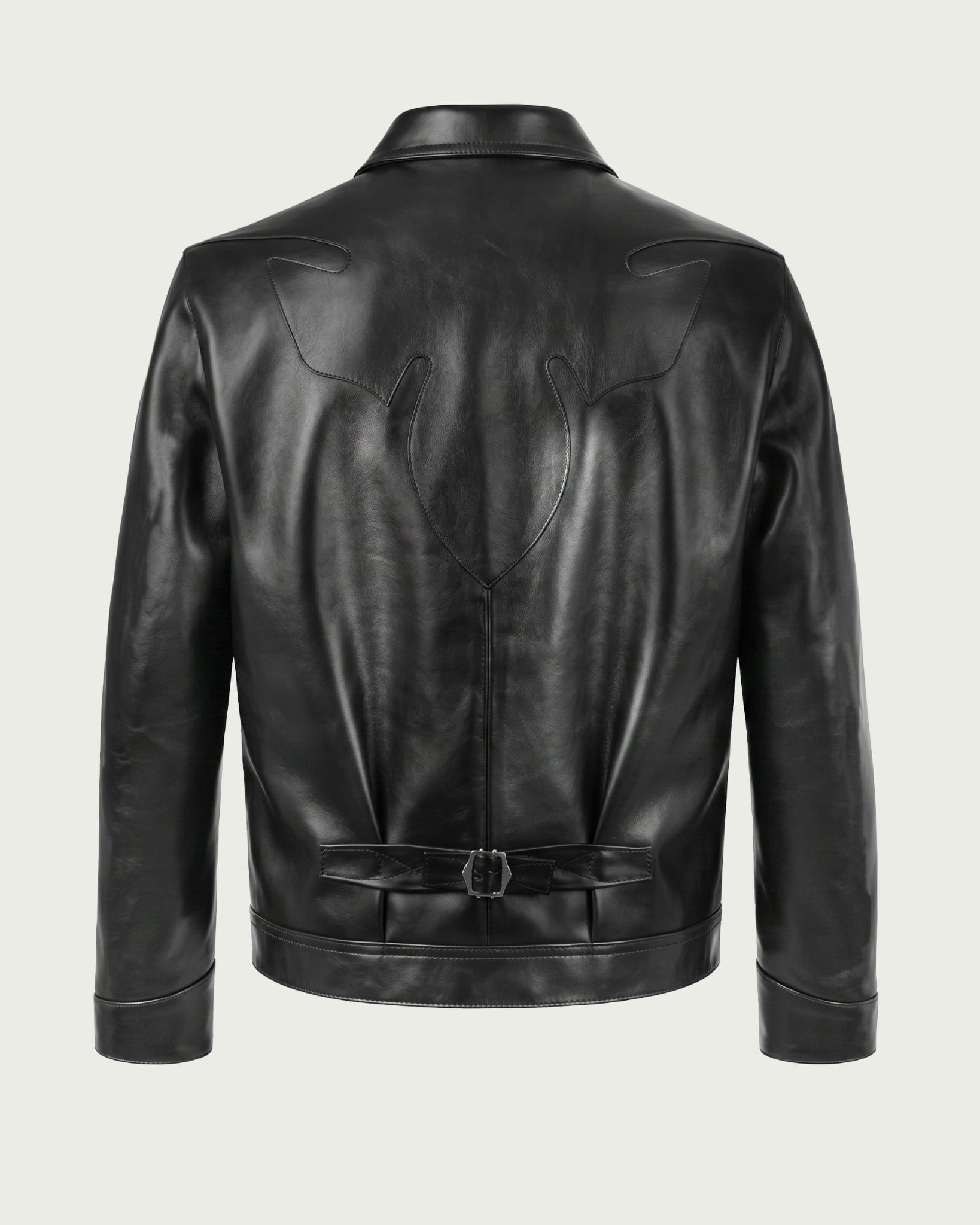  ALCYUS | LEATHER TRUCKER JACKET 