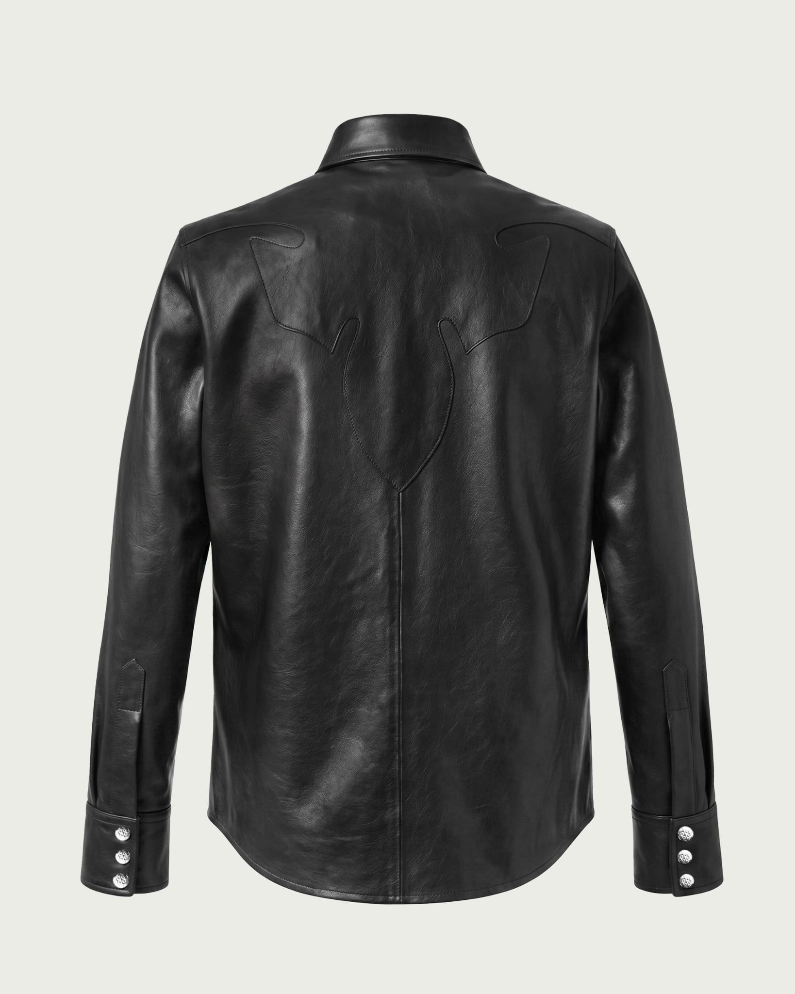  ALCYUS | LEATHER SHIRT 