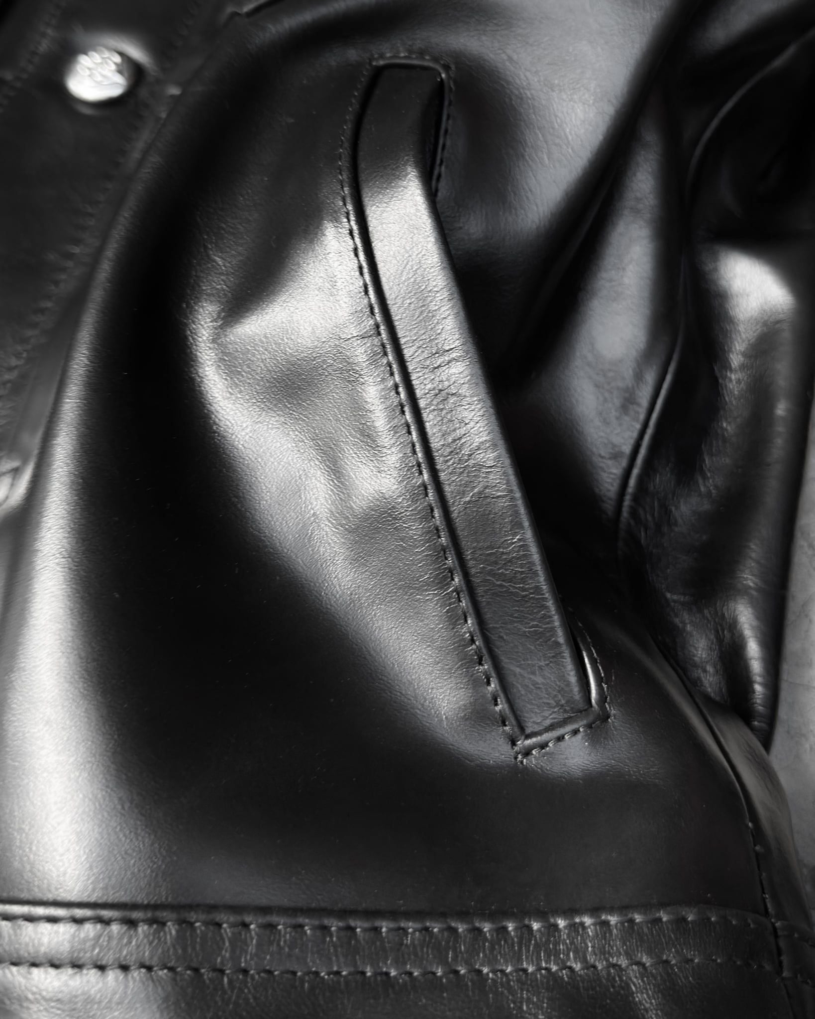 ALCYUS | LEATHER TRUCKER JACKET