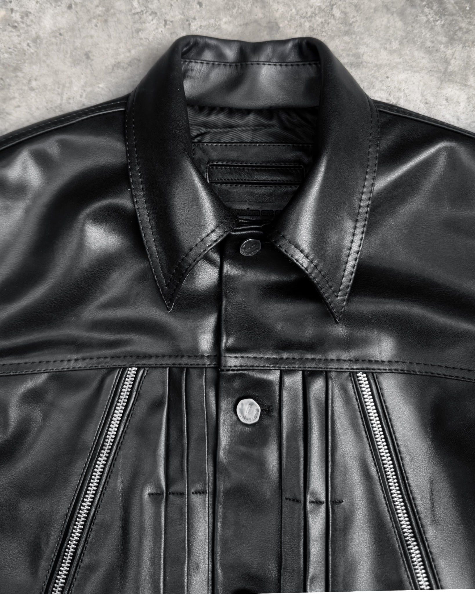 ALCYUS | 2-4ZIP LEATHER JACKET
