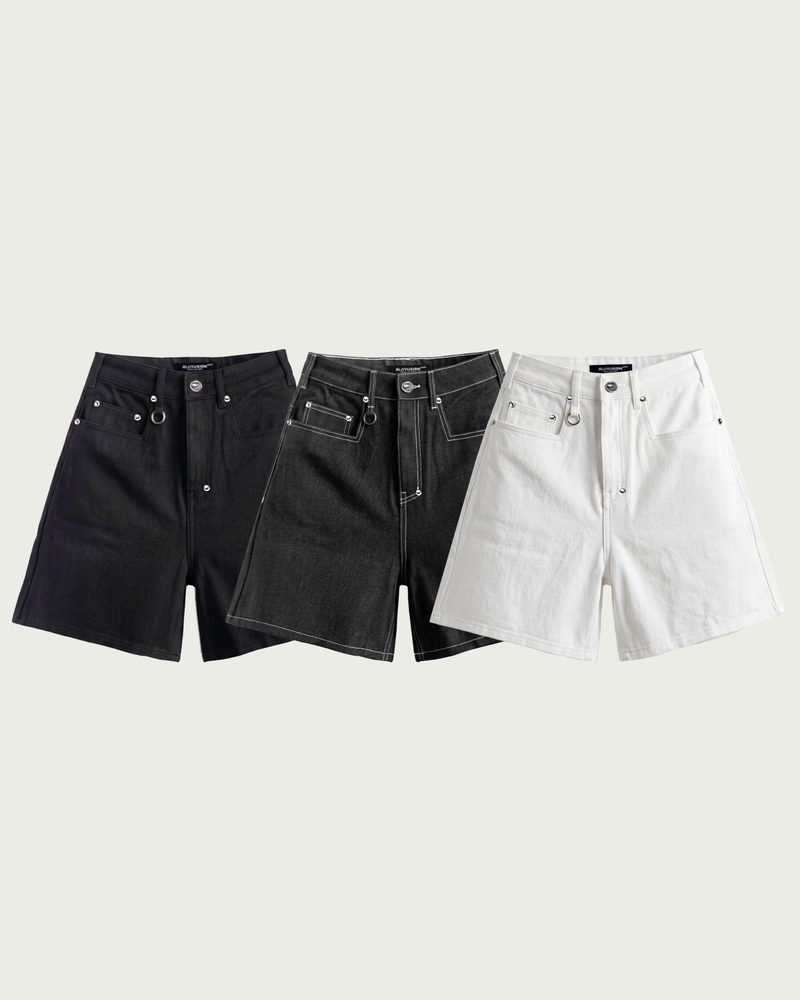  ALCYUS | WIDE DENIM SHORTS 
