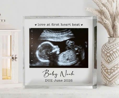Birth Announcement Acrylic Block