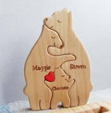 Wooden Bear Family Puzzle