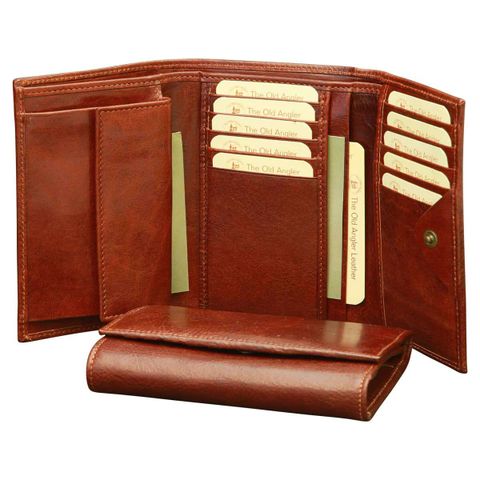 Leather Tri Fold Wallet