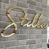 Acrylic Name Sign