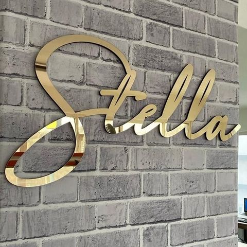  Acrylic Name Sign 