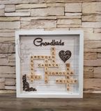 Scrabble Frame Family Name Sign