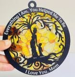 Wooden Mom Ornament
