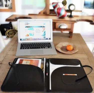 Leather Document Portfolio Case