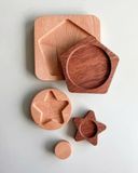 Wooden assorted shape puzzle
